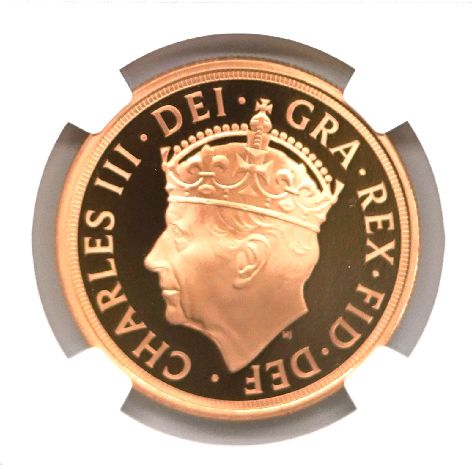 2023年 チャールズ3世 戴冠記念 1/2ソブリン NGC PF70UC 2023年 イギリス チャールズ3世 戴冠記念 1ソブリン金貨 【 NGC
